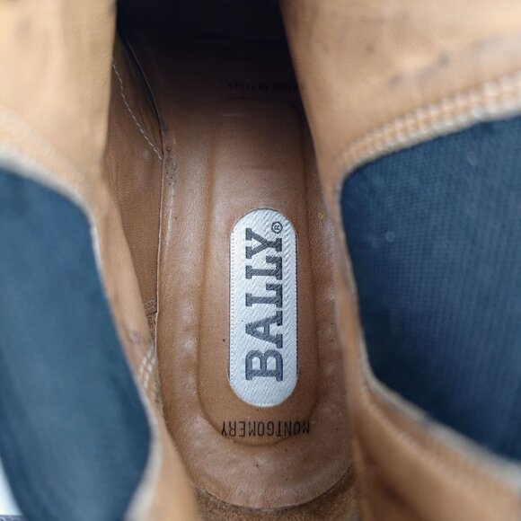 Bally Italy Men's size 7.5D Black Leather Dress Shoes Laced Ankle Boots Chukka - Picture 11 of 11